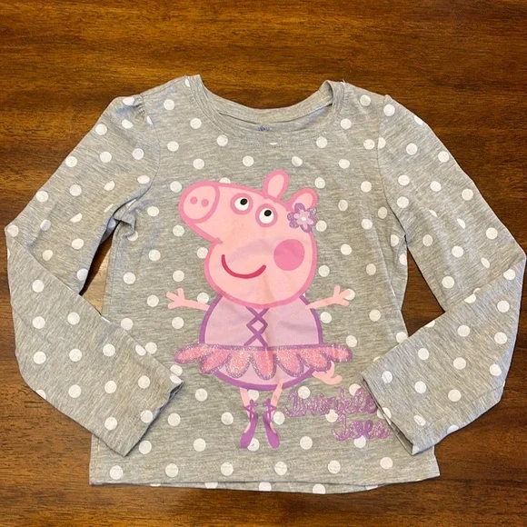 Peppa Pig Shirts Tops Peppa Pig Toddler Longsleeved Tee Poshmark